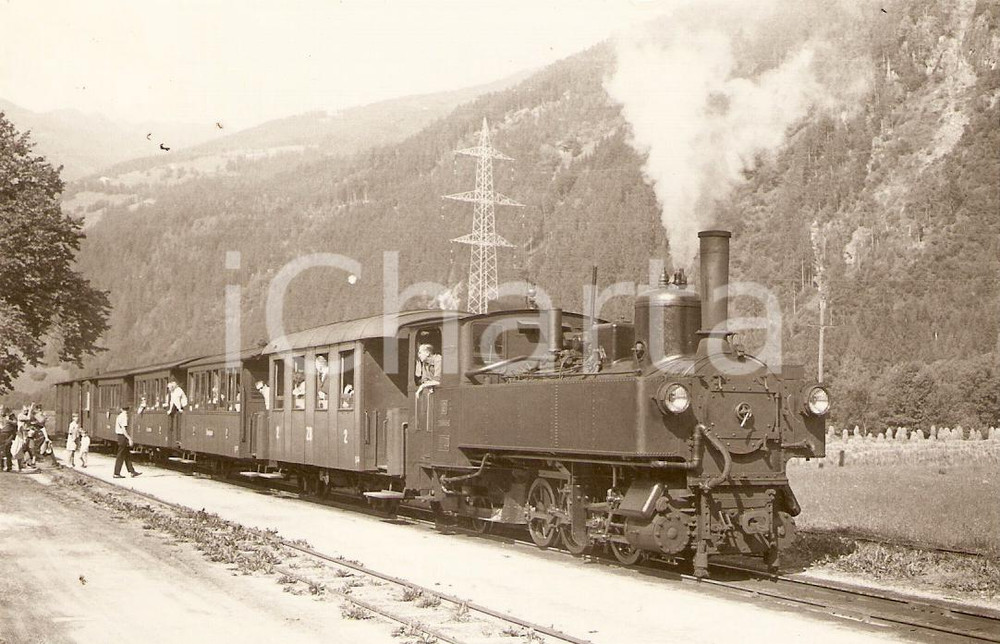 Cartolina originale da collezione 1964 ZELL AM ZILLER AUSTRIA Zillertalbahn ZB Locomotiva 2 rsP SLEZAK Cartolina 1