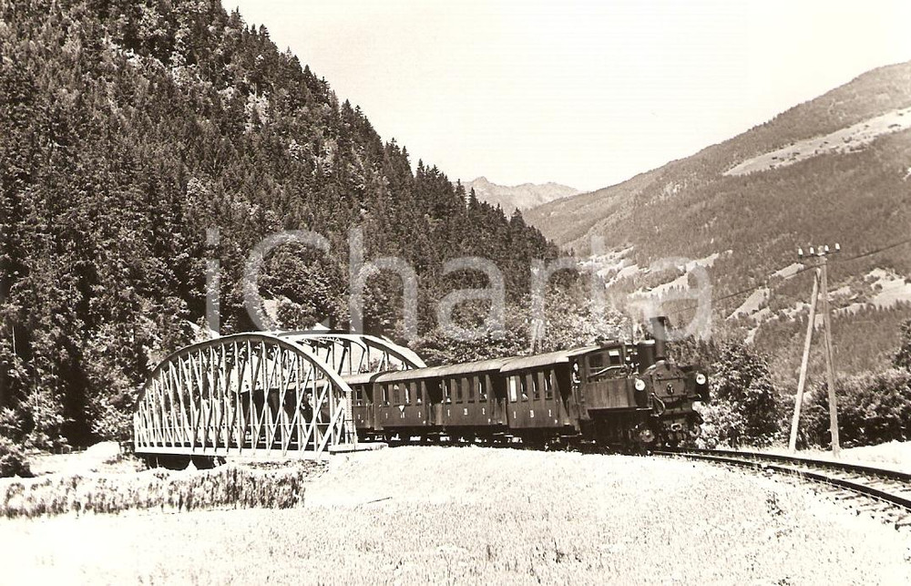 Cartolina originale da collezione 1961 ZELL AM ZILLER AUSTRIA ZILLERBRUCKE Locomotiva Zillertalbahn ZB Cartolina 1