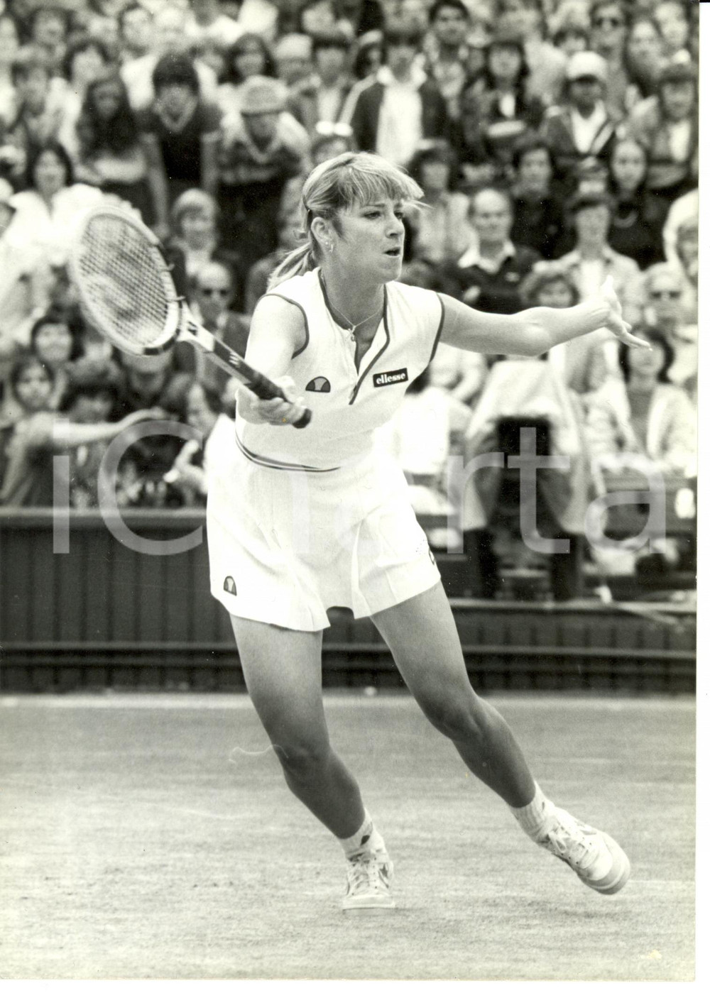 Fotografia d epoca originale 1981 WIMBLEDON UK Tennis Chris LLOYD ladies Champion Fotografia 1