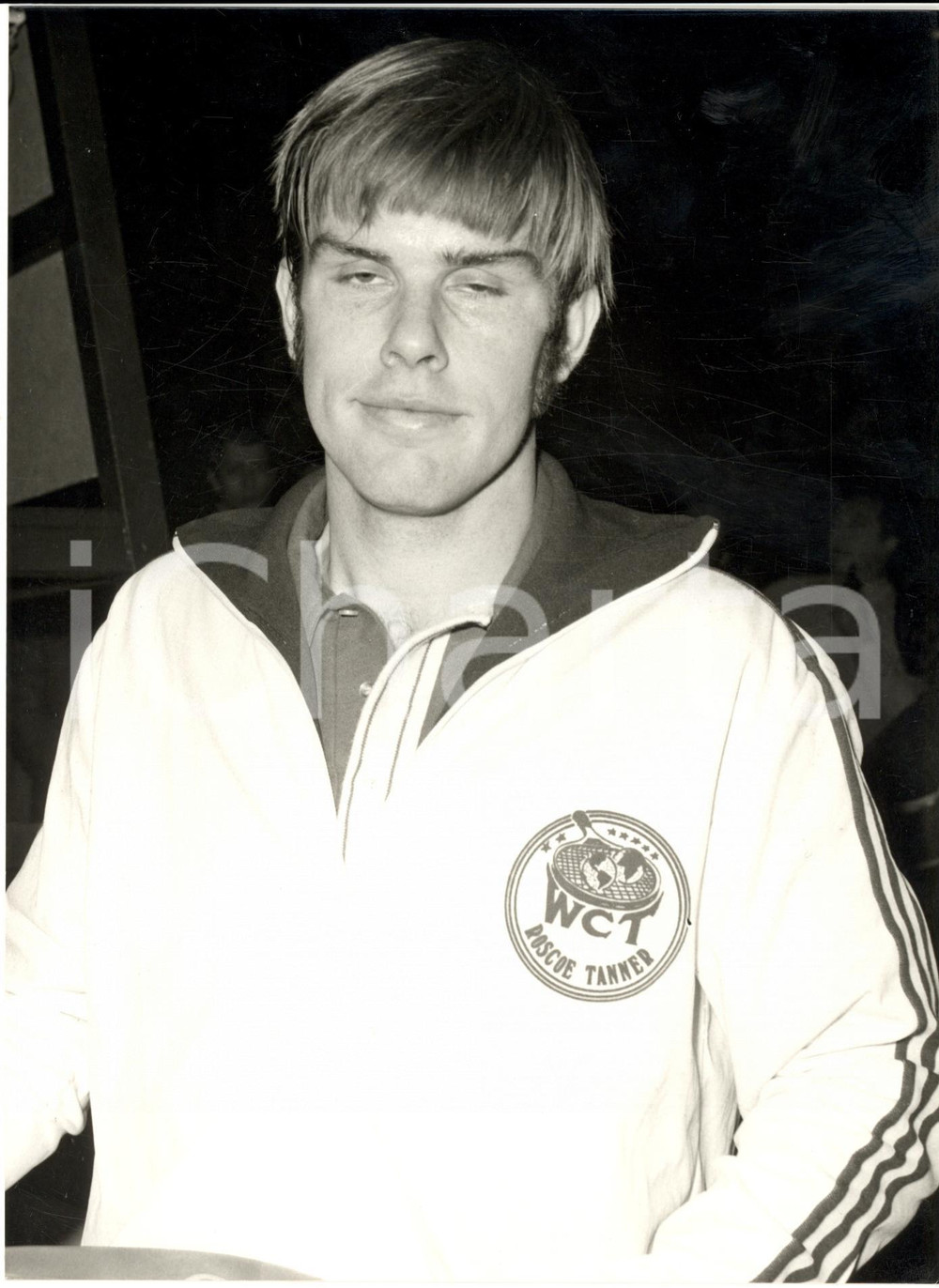 Fotografia d epoca originale 1980 ca USA Tennis Ritratto del campione Roscoe TANNER Fotografia 1