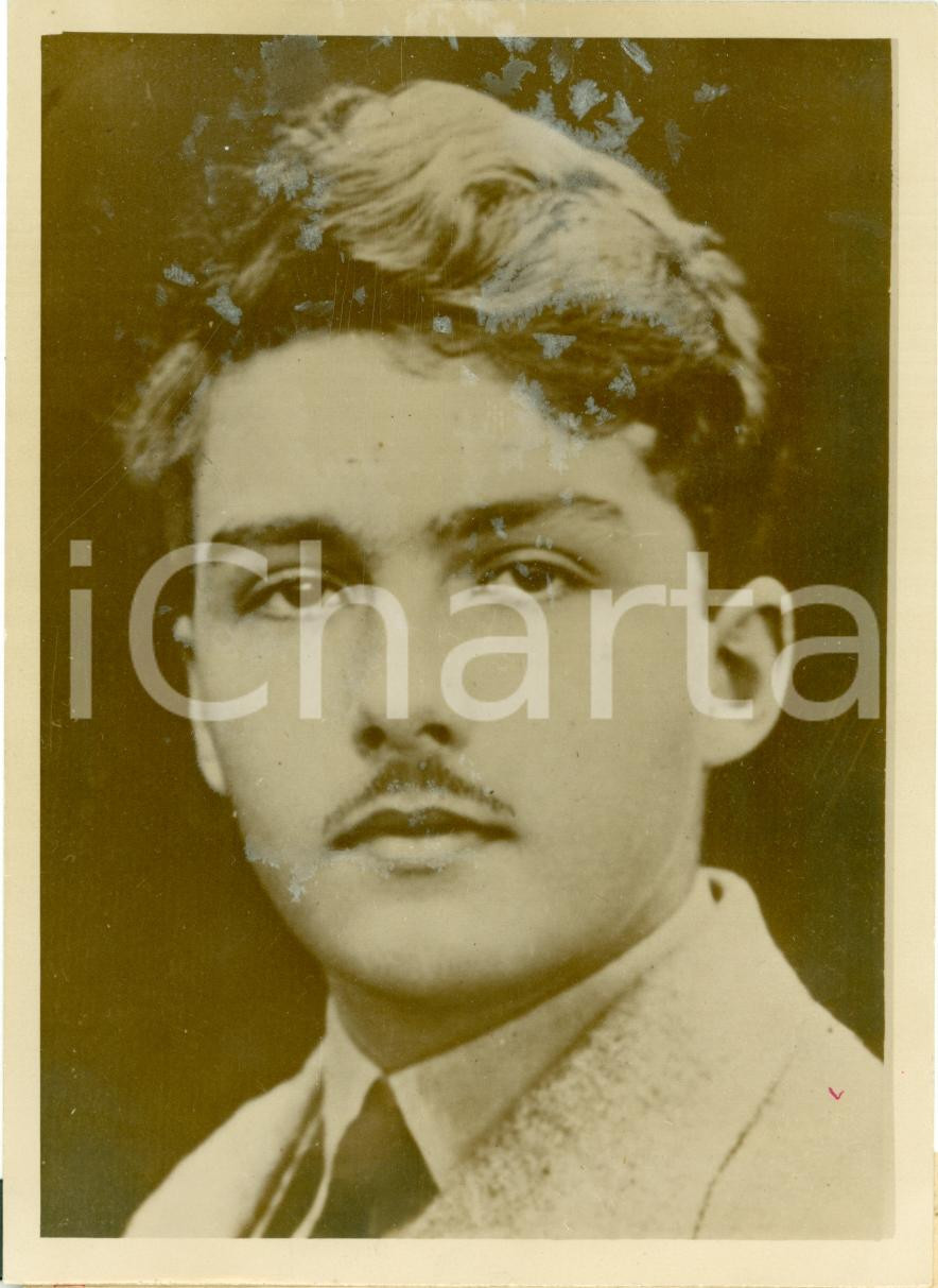 Fotografia d epoca originale 1938 AUSTRIA Ritratto Ottone Arciduca ASBURGOLORENA Fotografia 1