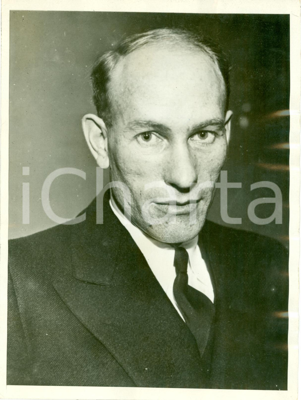 Fotografia d epoca originale 1935 ca CHICAGO USA John H. PROVINSE antropologo prima di partire per BORNEO 1
