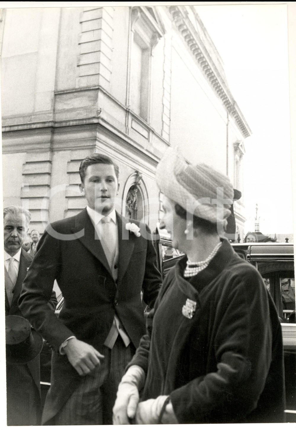 Fotografia d epoca originale 1960 ca Simeone II di BULGARIA  a una cerimonia ufficiale Foto 18x24 1