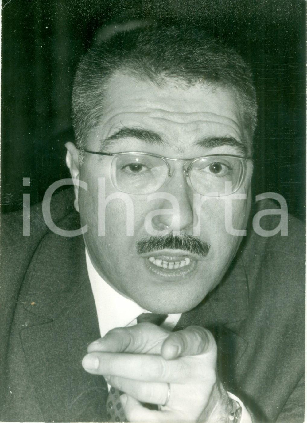 Fotografia d epoca originale 1976 PARIS Pierre BROUSSE lascia i radicali di sinistra Fotografia 1