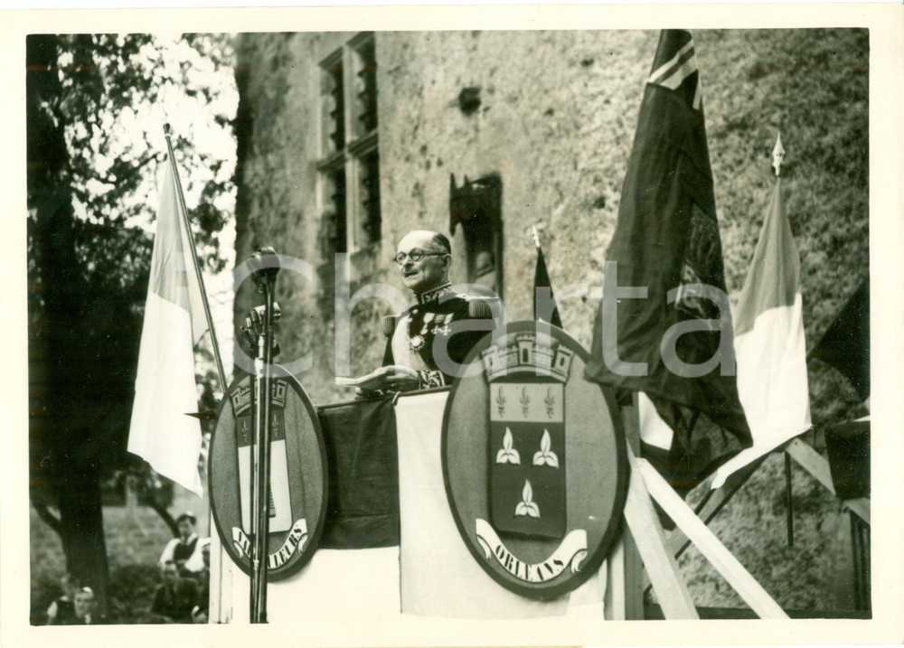 Fotografia d epoca originale 1939 DOMREMYLAPUCELLE F Maxime WEYGAND Basilique BOISCHENU fÃªte JEANNE D ARC 1