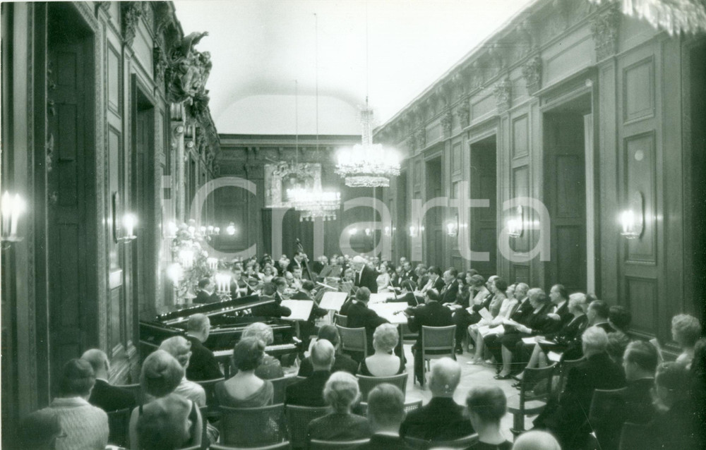 Fotografia d epoca originale 1965 BERLIN Concerto matrimonio Friedrich August VON OLDENBURG Marie di PRUSSIA 1