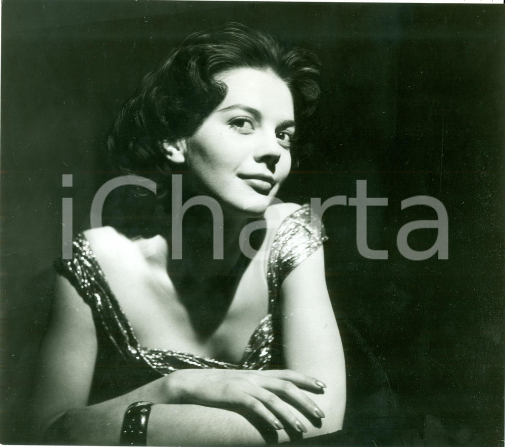 Fotografia d epoca originale 1957 USA Attrice Natalie WOOD star film BOMBERS B52 Fotografia 1