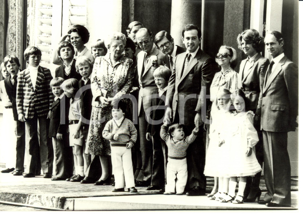 Fotografia d epoca originale 1980 AMSTERDAM NL Famiglia Reale al compleanno di Giuliana d OLANDA Foto 1