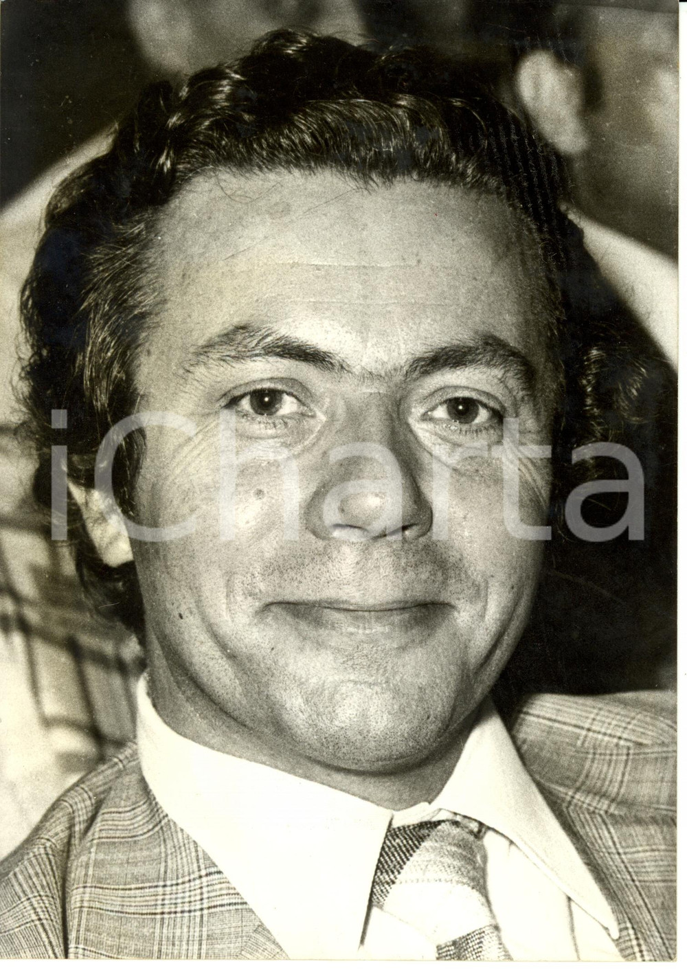 Fotografia d epoca originale 1975 ca PARIS Ritratto Yvan CHARPENTIE Presidente CGC Fotografia 1