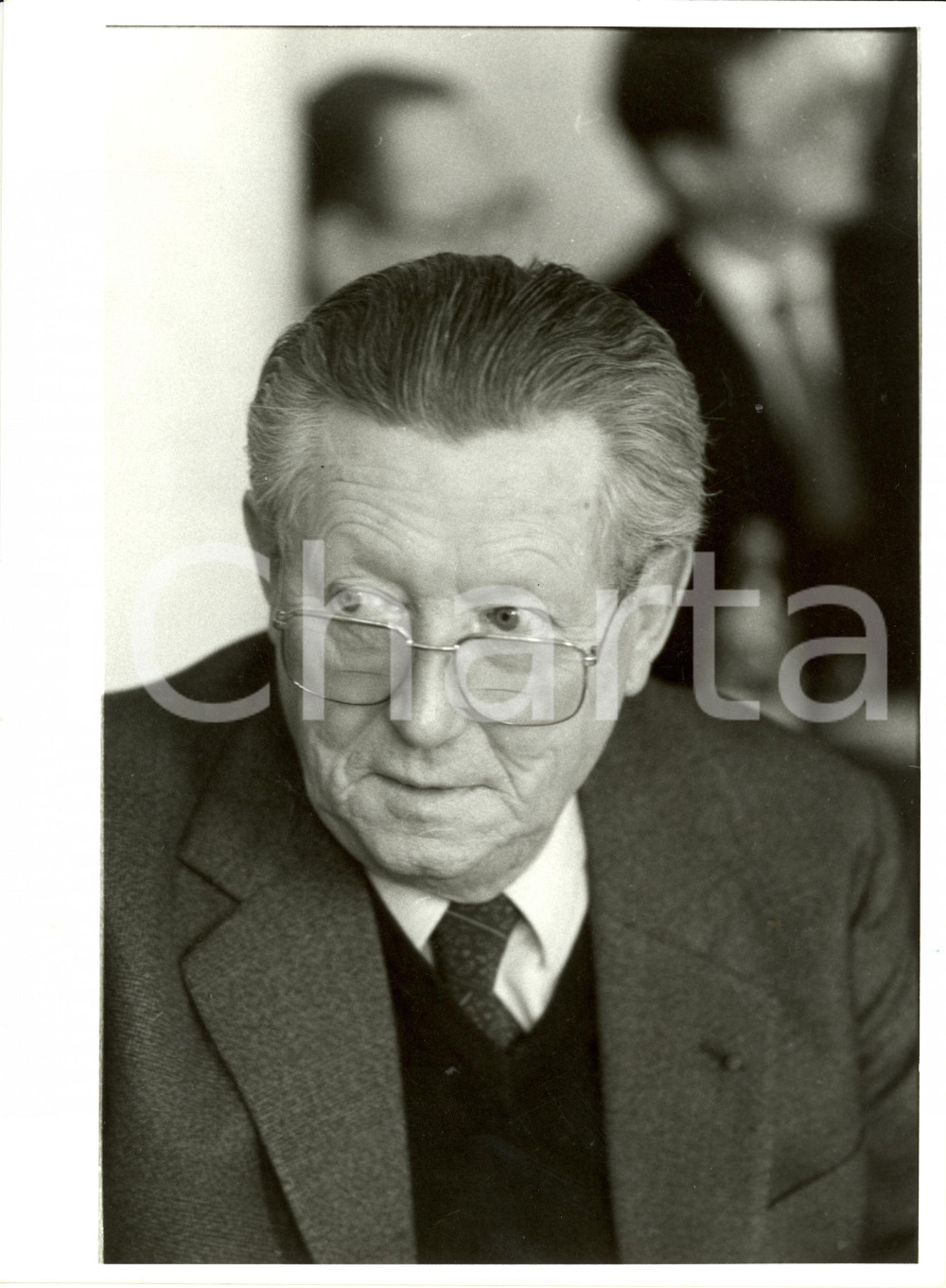 Fotografia d epoca originale 1987 FRANCE ThÃ©o BRAUN banquier et homme politique Photographie 1