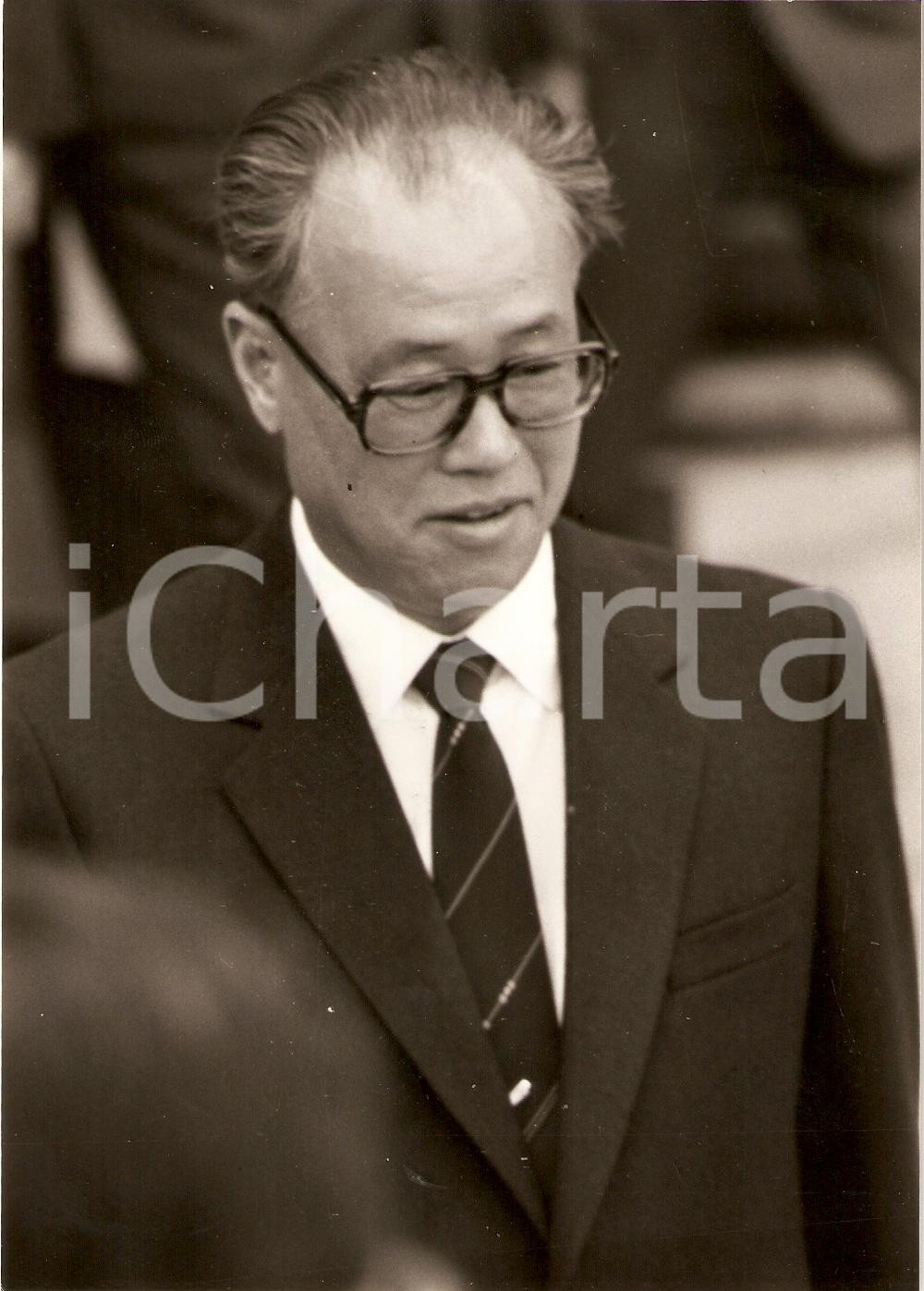 Fotografia d epoca originale 1984 PARIS Zhao ZIYANG all ELISEO Ritratto Primo Ministro cinese Fotografia 1