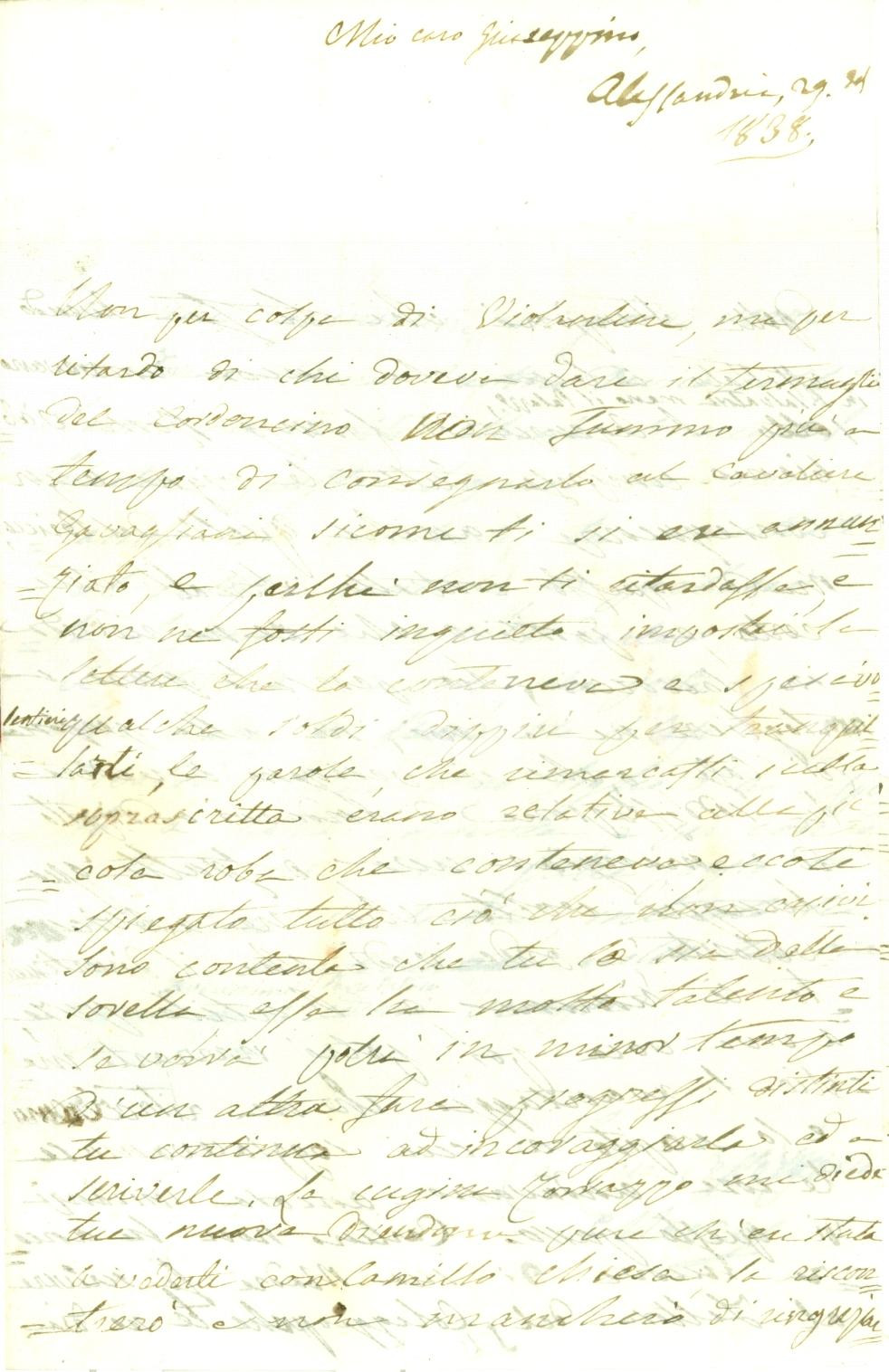 Documento originale, autentico 1838 SAN SALVATORE MONFERRATO AL Marina CALCAMUGGI DI MONTALERO affitta vigne 1