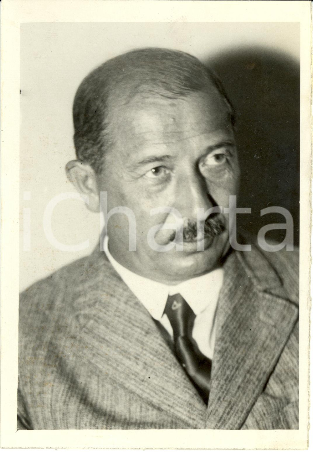 Fotografia d epoca originale 1955 ca AUSTRIA? Franz WLCEK Artista Ritratto Fotografia 1