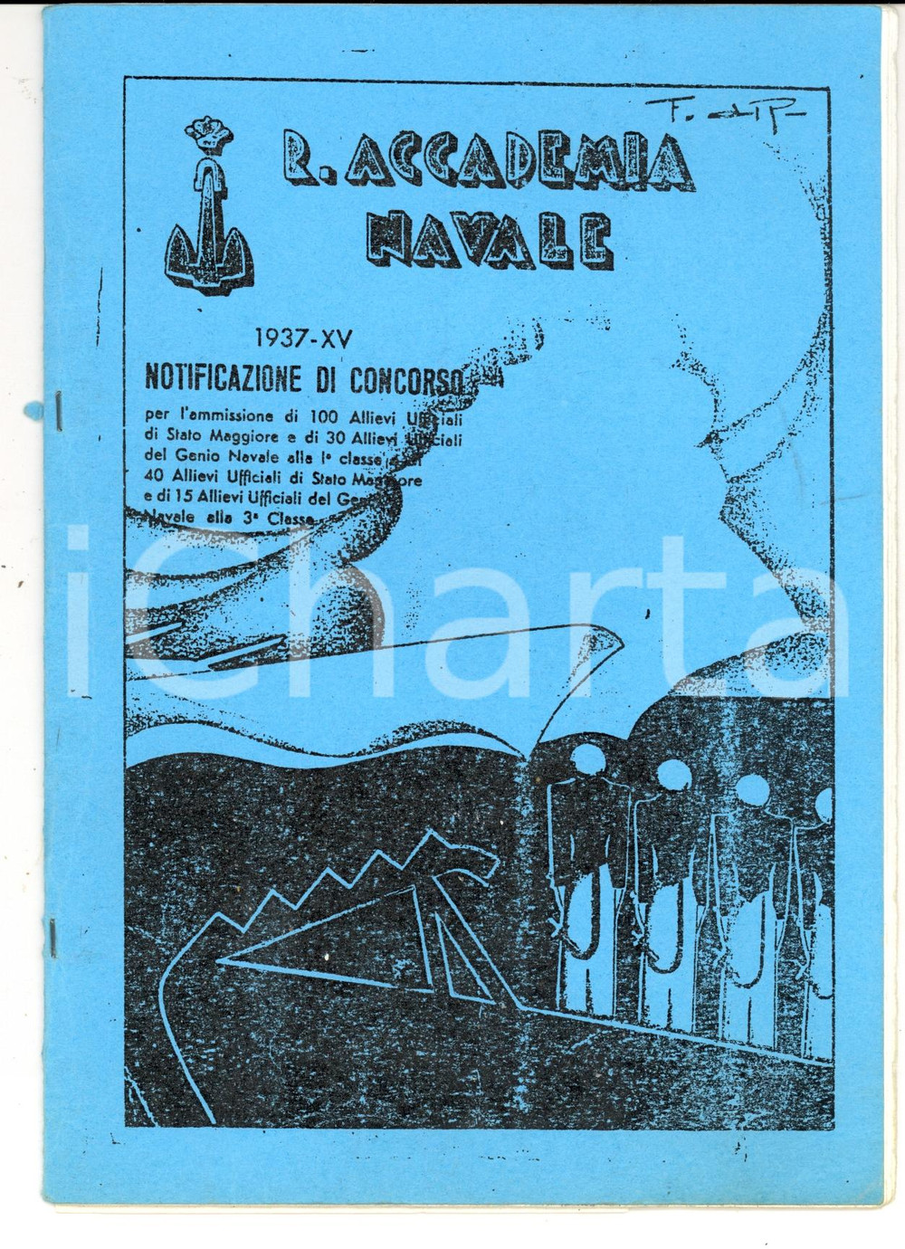 Oggetto da collezione cartaceo 1990 Accademia Navale LIVORNO Elenco ex allievi CORSO ALCIONE 19371940 Libretto 1