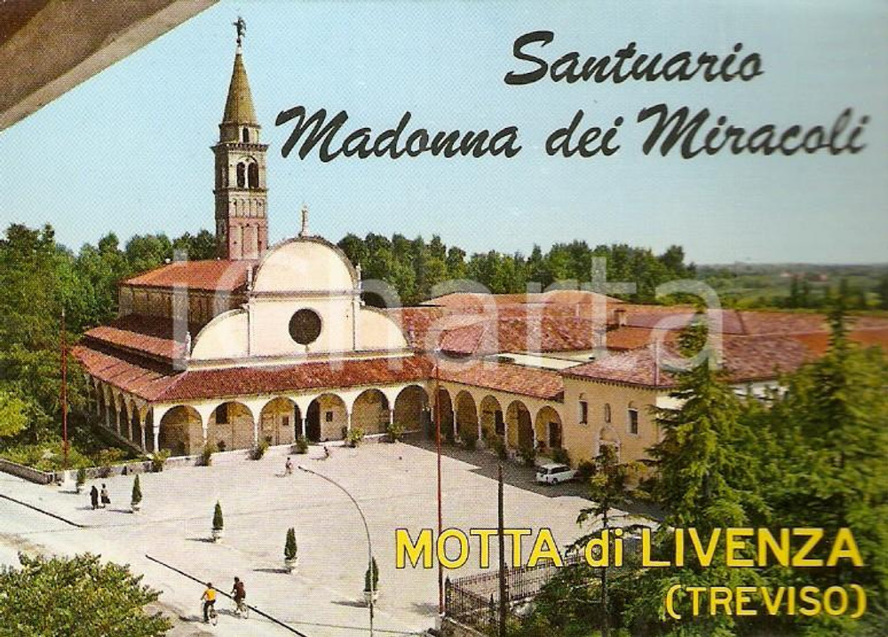 Cartolina originale da collezione 1966 MOTTA DI LIVENZA TV Santuario Madonna dei Miracoli 10 foto seriali 2 1