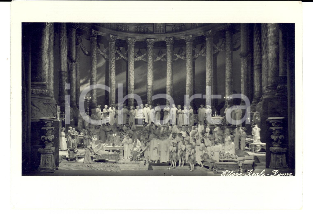 Fotografia d epoca originale 1936 ROMA TEATRO DELL OPERA  Nerone  Allestimento Camillo PARRAVICINI Foto 1