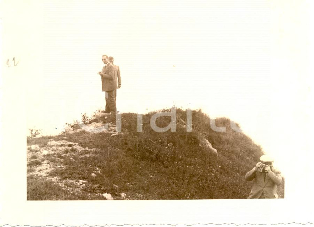 Fotografia d epoca originale 1936 BASSANO DEL GRAPPA Raduno 31 Regg.to Artiglieria Fotografo e ufficiali 1