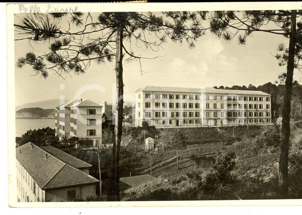 Cartolina originale da collezione 1938 CELLE LIGURE Opera Pia Cura Balnearia  Padiglione maschile Cartolina 1