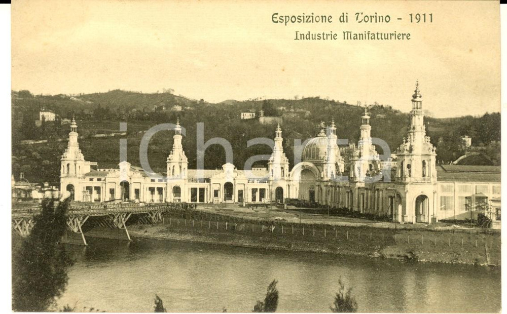 Cartolina originale da collezione 1911 EXPO TORINO Industrie manifatturiere Cartolina postale FP NV 1