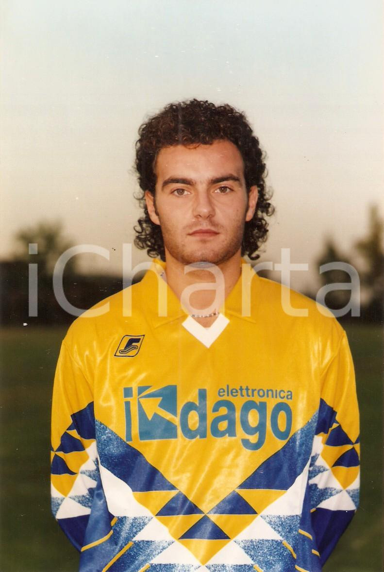 Fotografia d epoca originale 1990 ca FRATTE ROSA PU Calcio Andrea TINTI Ritratto Fotografia 1