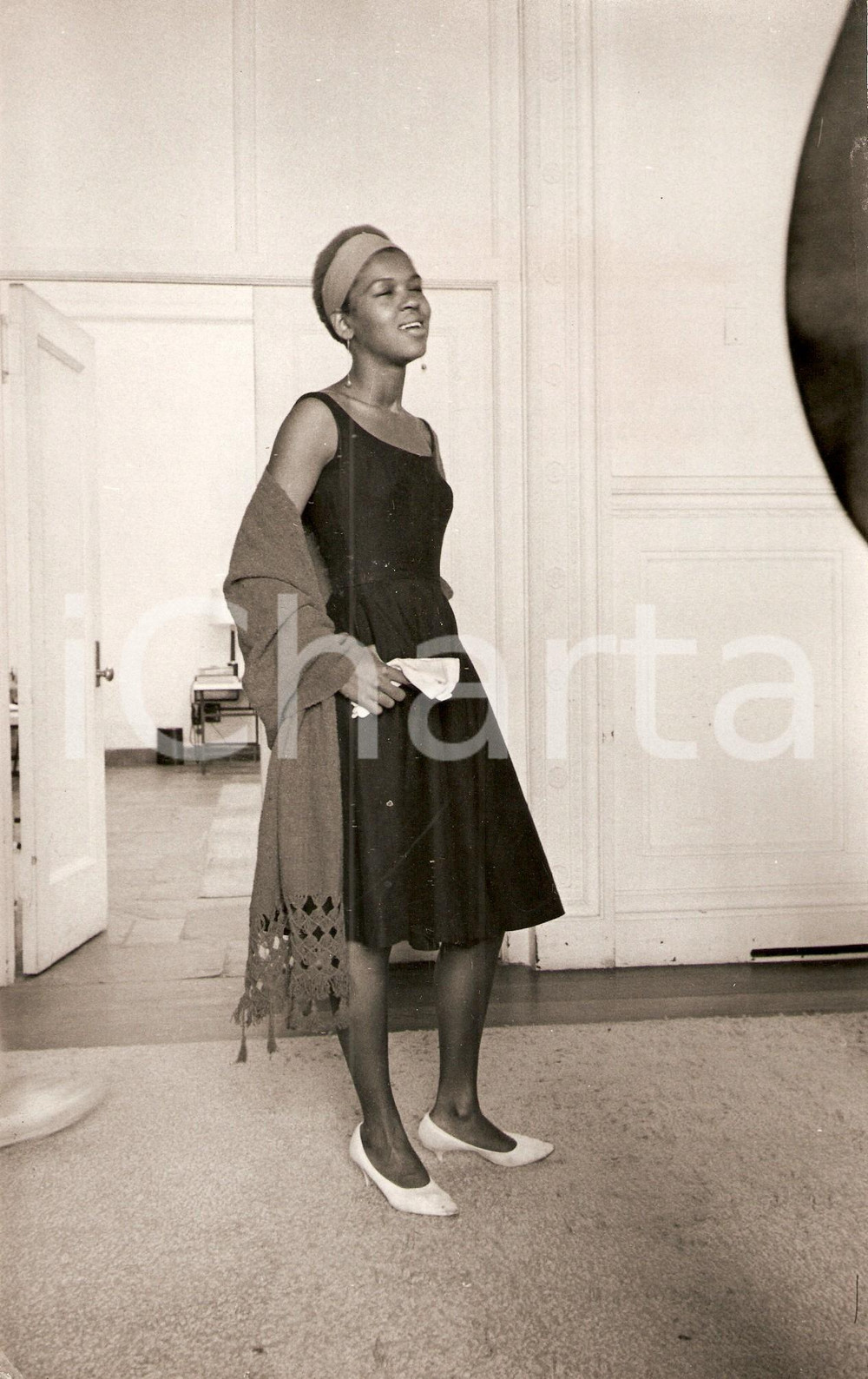 Fotografia d epoca originale 1961 GUNS OF THE TREES Argus JUILLARD on the set Movie by Jonas MEKAS Photo 1