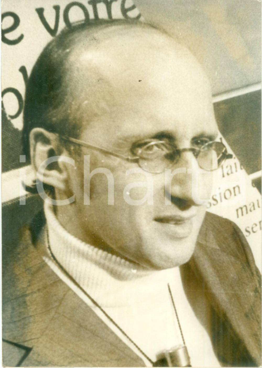 Fotografia d epoca originale 1976 SURESNES FRANCE Chirurgo Paul GUILMET all Hopital FOCH Fotografia 1