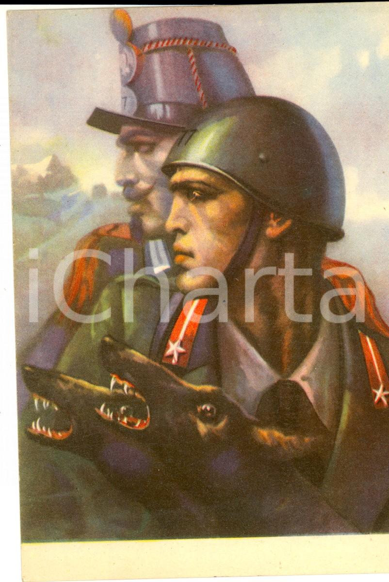 Cartolina originale da collezione 1940 ca REGIO ESERCITO Cartolina  77° Reggimento Fanteria LUPI DI TOSCANA 1