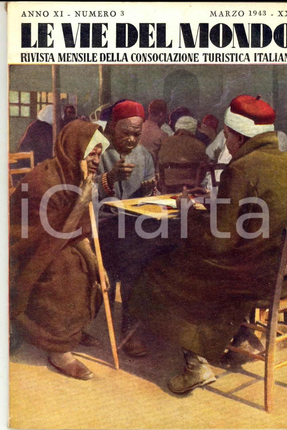 Giornale, rivista storica 1943 LE VIE DEL MONDO TCI La Conferenza di Casablanca Rivista anno XI nÂ° 3 1