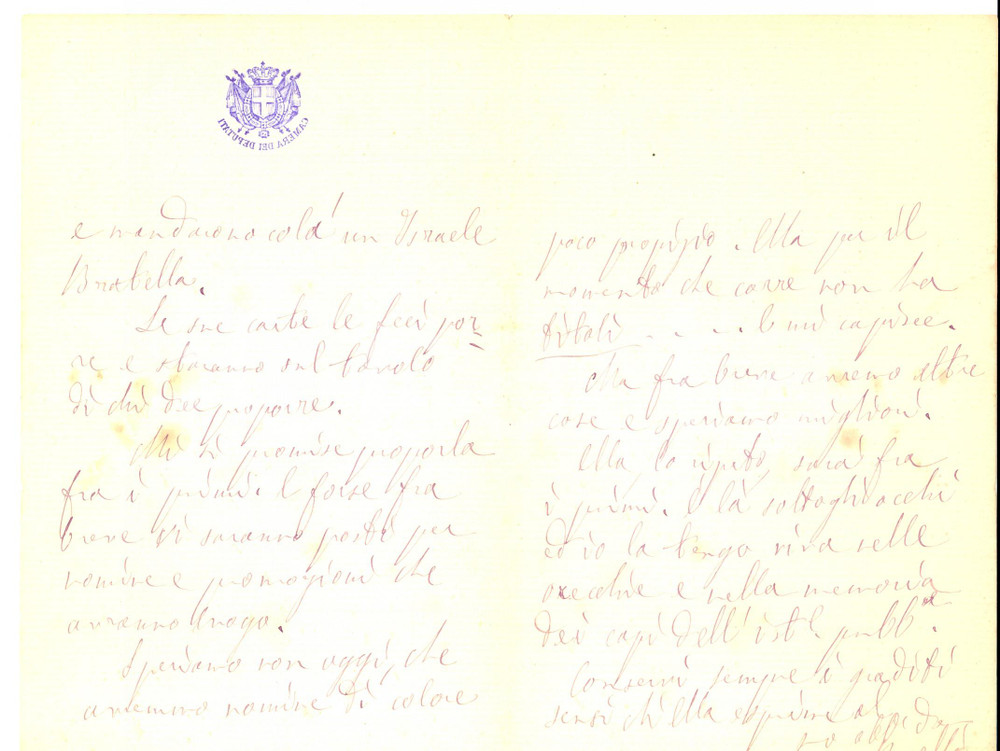Autografo originale 1910 ca ROMA Lettera on. Paolo BOSELLI a un candidato senza titoli AUTOGRAFO 1