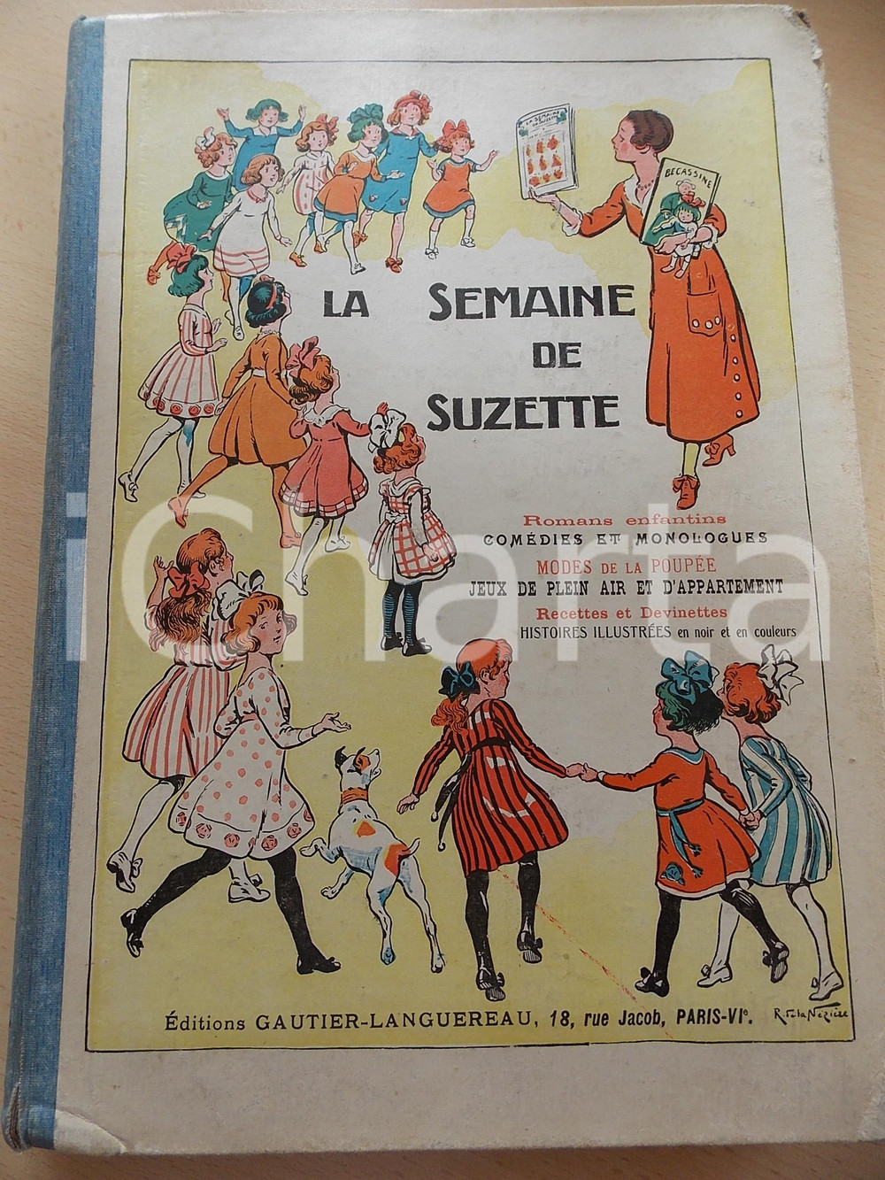 Giornale, rivista storica 1938 PARIS LA SEMAINE DE SUZETTE 34e année 1er semestre Rilegato in VOLUME 1