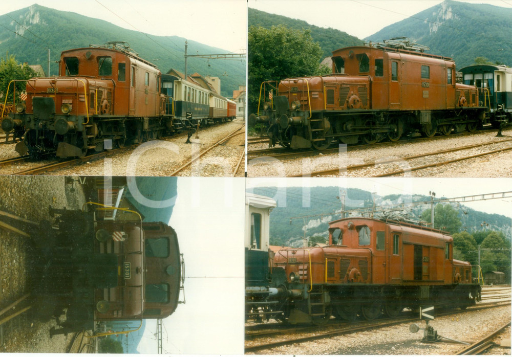 1975 ca SVIZZERA Oensingen-Balstahl-Bahn Locomotiva OeBB 15301 *Lotto 4 foto