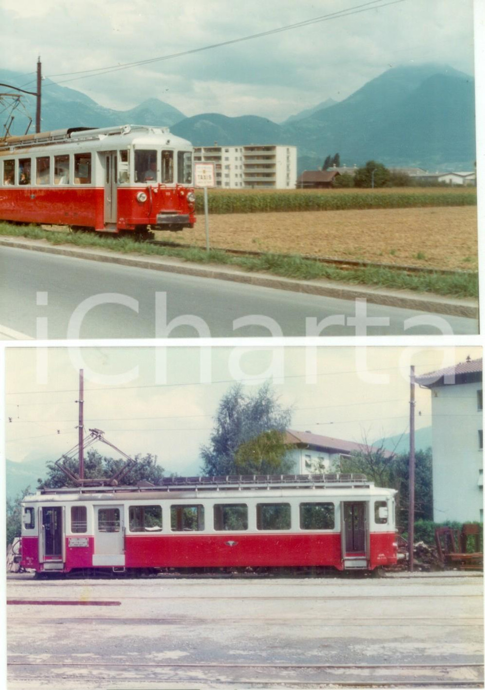 Fotografia d epoca originale 1973 SVIZZERA Ferrovia AIGLEOLLONMONTHEYCHAMPERY Locomotiva 111 Lotto 2 foto 1