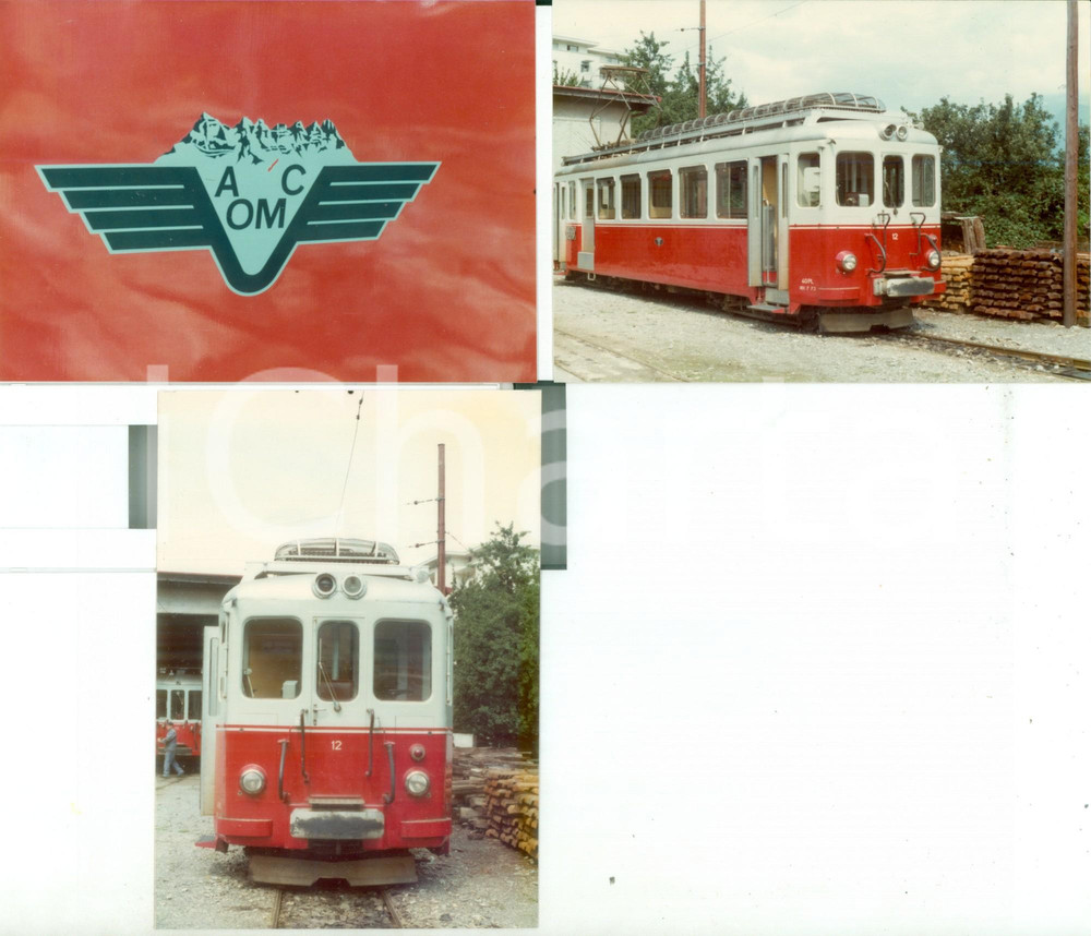 Fotografia d epoca originale 1973 SVIZZERA Ferrovia AIGLEOLLONMONTHEYCHAMPERY locomotiva 12 Lotto 3 foto 1