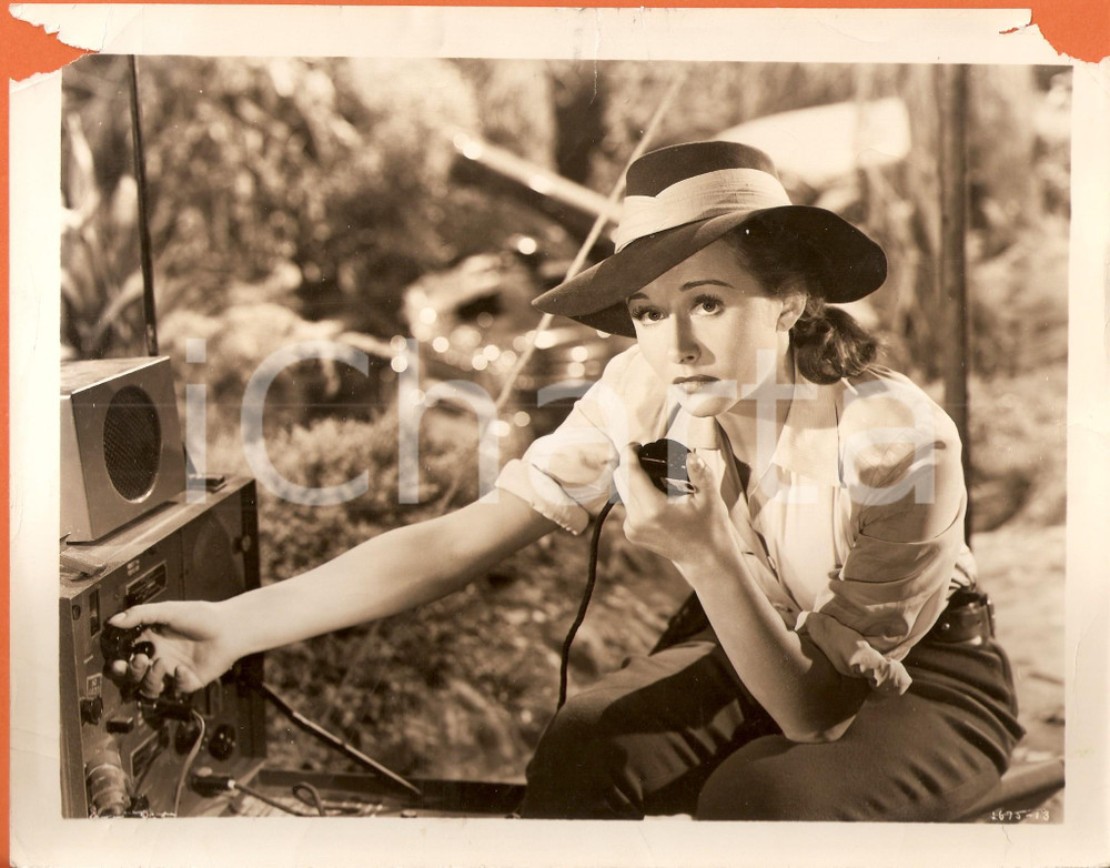 Fotografia d epoca originale 1948 ANGEL ON THE AMAZON Vera RALSTON usa radiotrasmittente Foto DANNEGGIATA 1