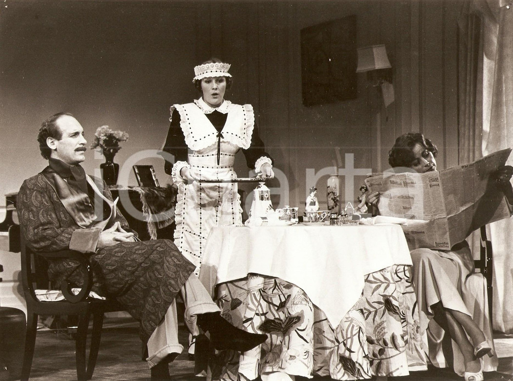 Fotografia d epoca originale 1982 TEATRO  SPOTGEESTEN Hugo METSERS Gerdi WIND Diana DOBBELMAN Foto 1