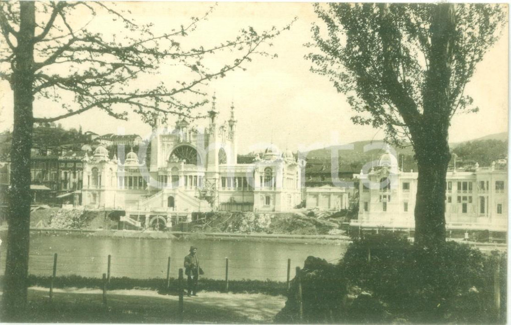 Cartolina originale da collezione 1911 TORINO ESPOSIZIONE INTERNAZIONALE Padiglione ARGENTINA Cartolina FP NV 1