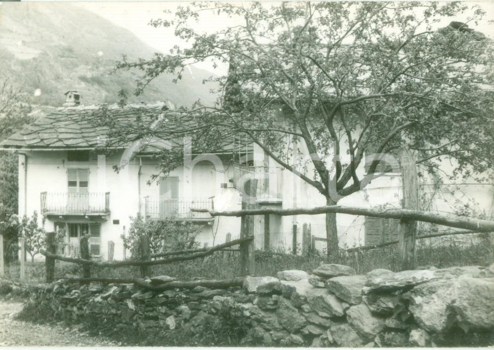 1960 ca EXILLES (TO) Panorama della frazione CHAMPBONS *Cartolina FG VG