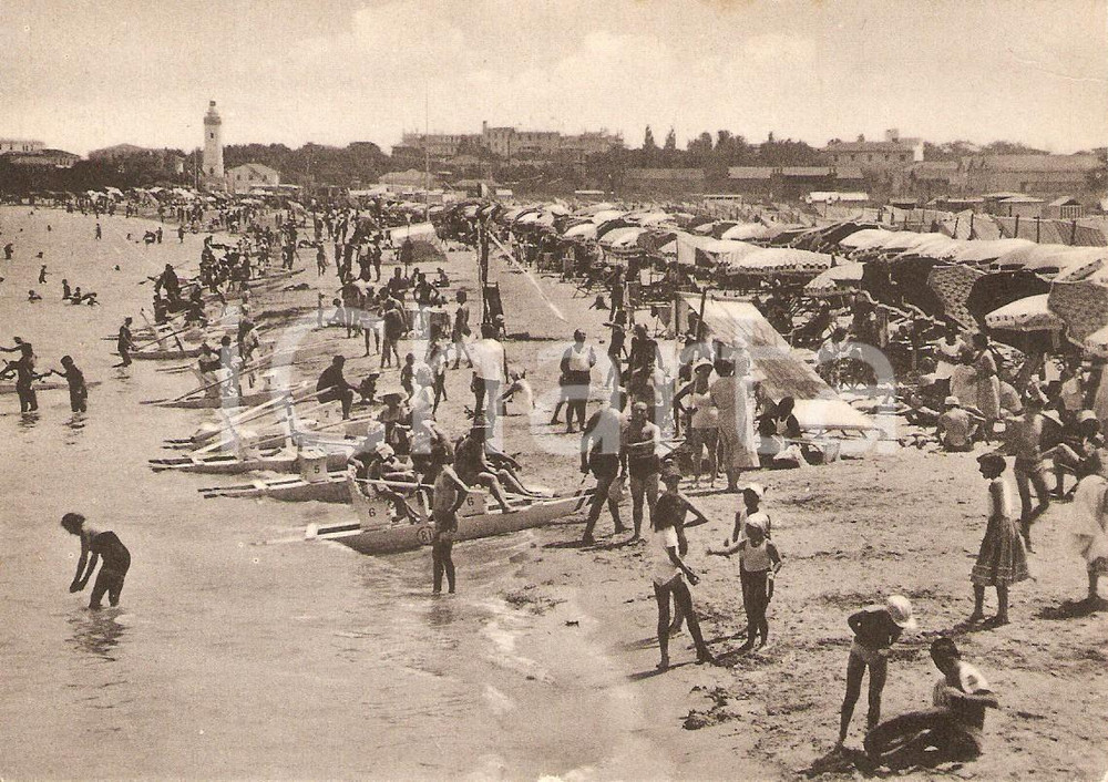 Cartolina originale da collezione 1960 ca RIMINI Spiaggia di SAN GIULIANO MARE Cartolina FG NV 1