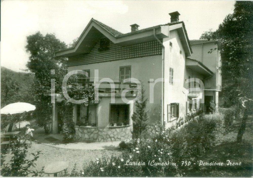 Cartolina originale da collezione 1960 ca ROCCAFORTE MONDOVI  CN Pensione Irene a LURISIA Cartolina FG VG 1