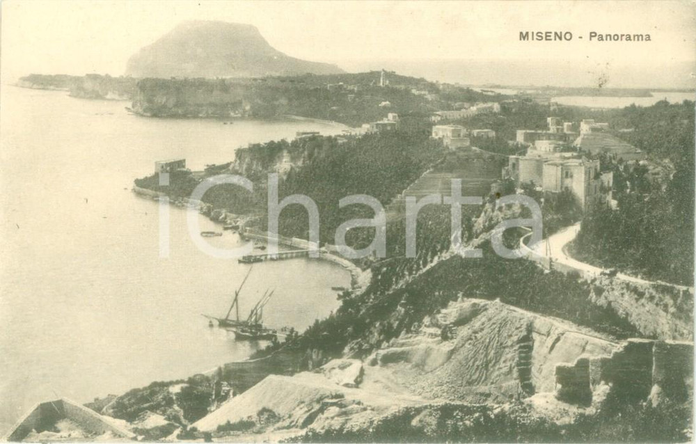 Cartolina originale da collezione 1930 ca BACOLI NA Barche da pesca nel golfo di MISENO Cartolina FP NV 1