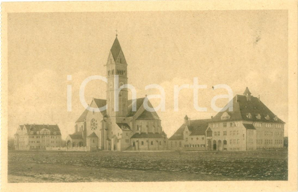Cartolina originale da collezione 1935 ca MUNCHEN DE Katholische Stadtpfarrkirche in PASING Cartolina FP NV 1