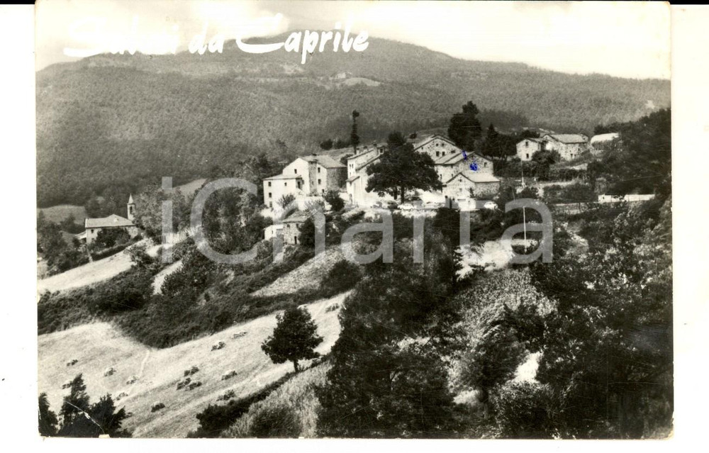 Cartolina originale da collezione 1972 CAPRILE BI Panorama del paese Cartolina postale FG VG 1