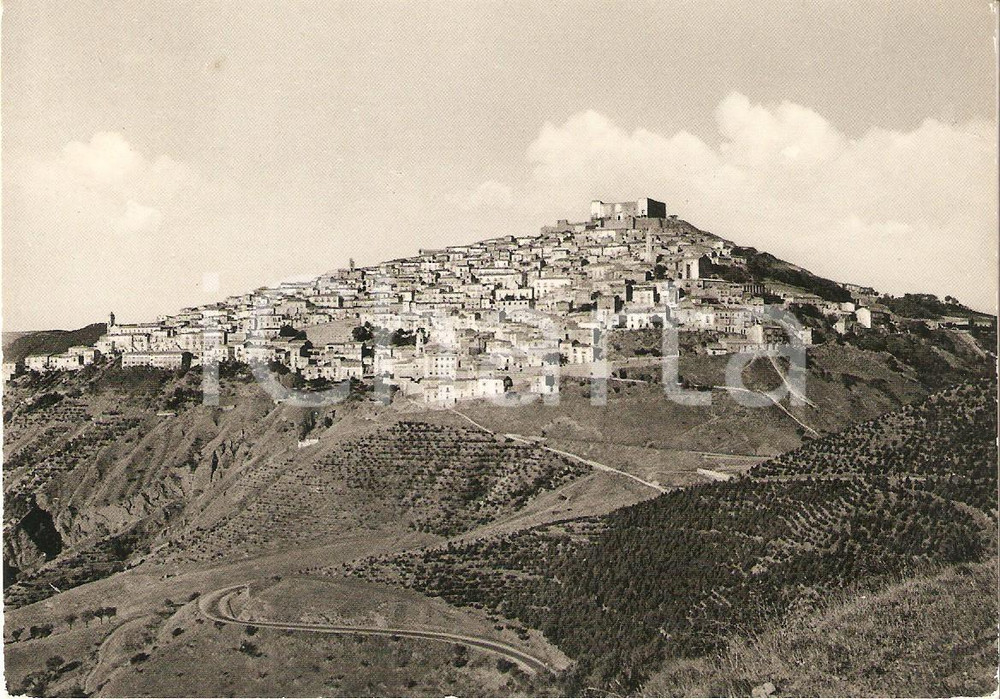 Cartolina originale da collezione 1978 SANT AGATA DI PUGLIA FG Panorama del paese Cartolina FG VG 1