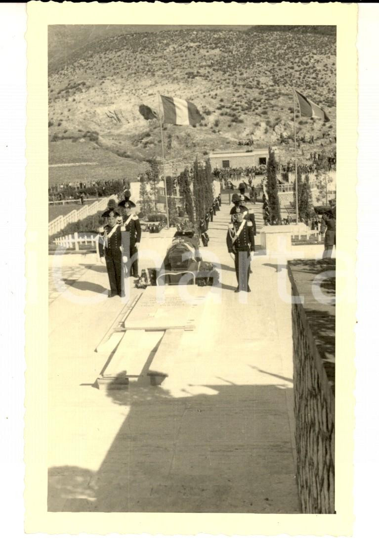 Fotografia d epoca originale 1953 MIGNANO MONTE LUNGO Cerimonia Militare  Picchetto Carabinieri Foto 1
