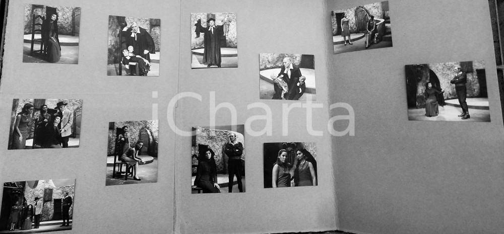 Fotografia d epoca originale 1965 MILANO TEATRO Viva la muerte versione Maner LUALDI Foto 11 provini 1