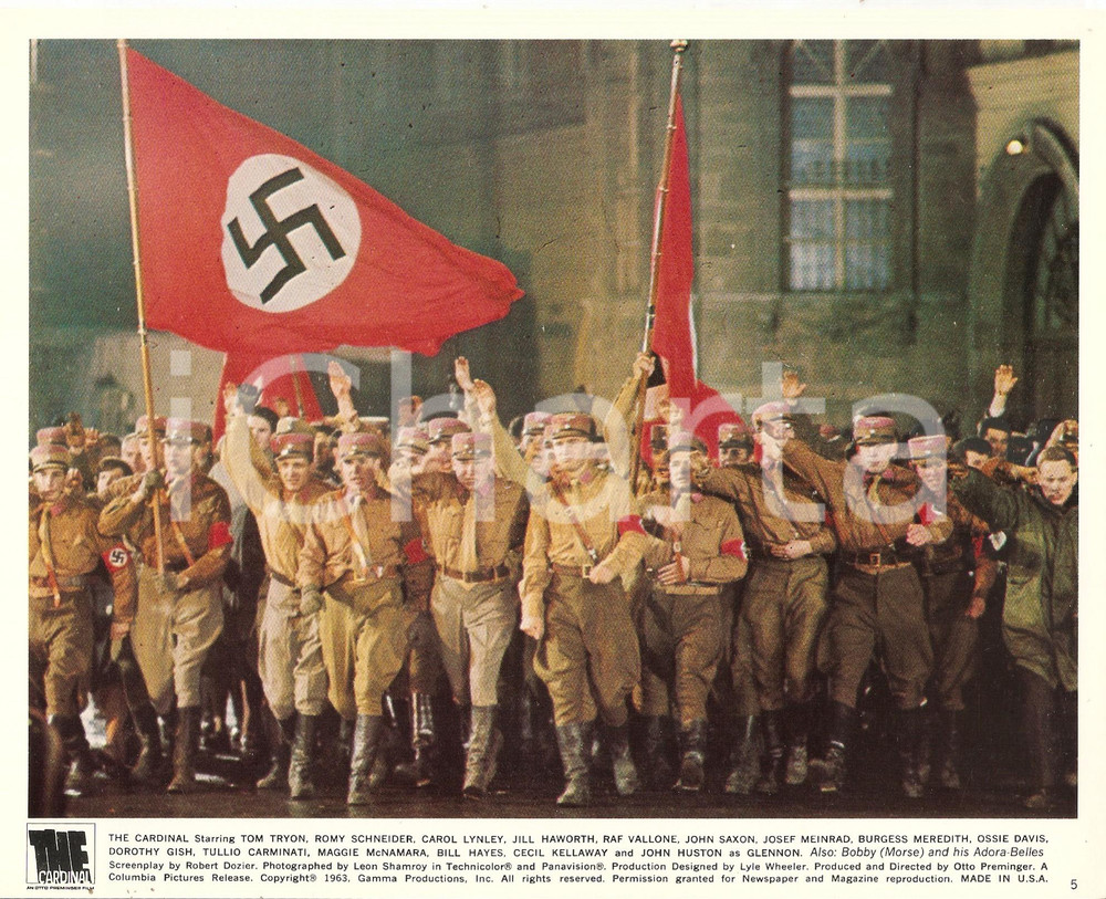 Fotografia d epoca originale 1963 THE CARDINAL Movie by Otto PREMINGER Gathering of nazis Foto seriale 1