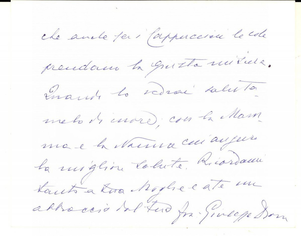 Autografo originale 1962 L OSSERVATORE ROMANO Biglietto saluti Giuseppe DALLA TORRE Autografo 1