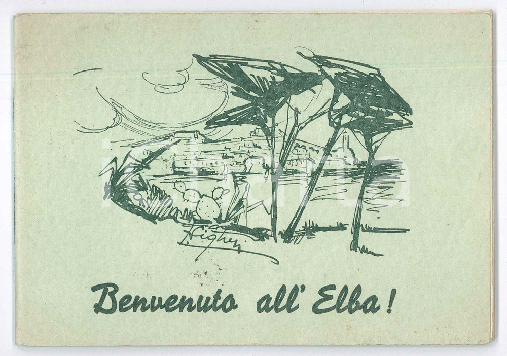 Libro, pubblicazione d epoca 1950 ca TOSCANA Benvenuto all Elba  Pubblicazione turistica ILLUSTRATA 1