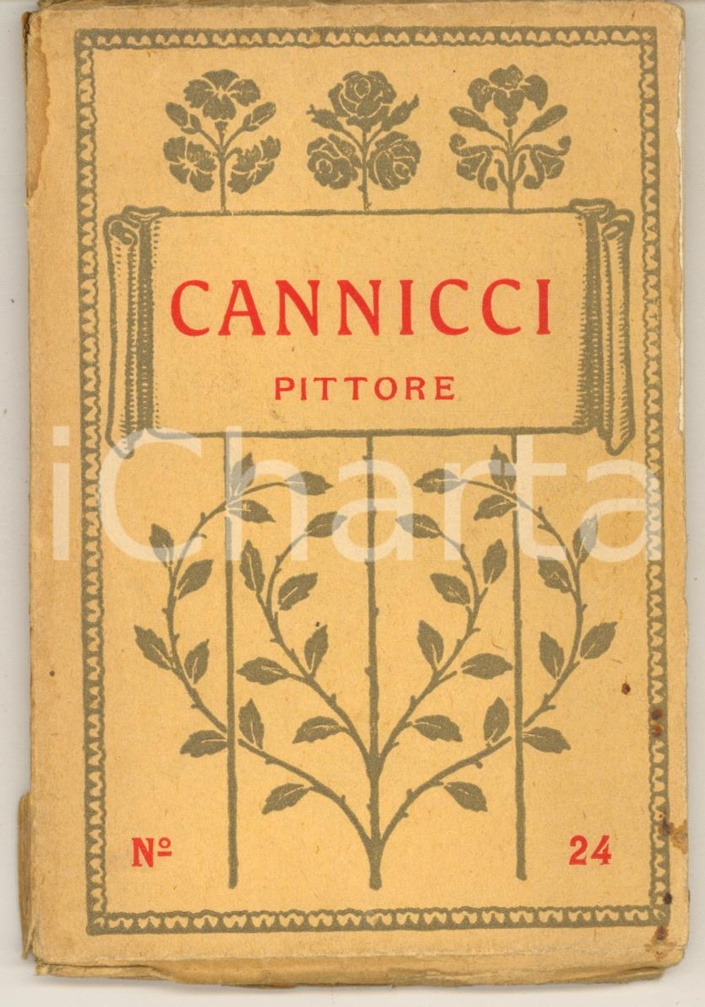 Libro, pubblicazione d epoca 1920 I MAESTRI DELL ARTE Francesco SAPORI  NiccolÃ² CANNICCI pittore 1