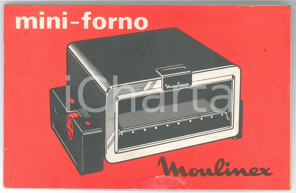 Libro, pubblicazione d epoca 1970 ca MOULINEX Miniforno  Libretto di istruzioni VINTAGE 1